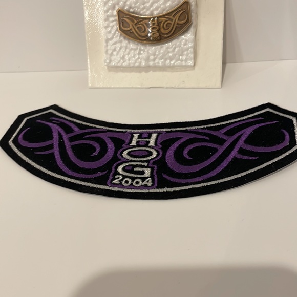 2004 Harley Davidson Owners HOG Jacket Motorcycle Patch and Pin Badge - Picture 3 of 5